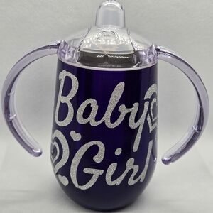 Purple Baby Girl Sippy Cup